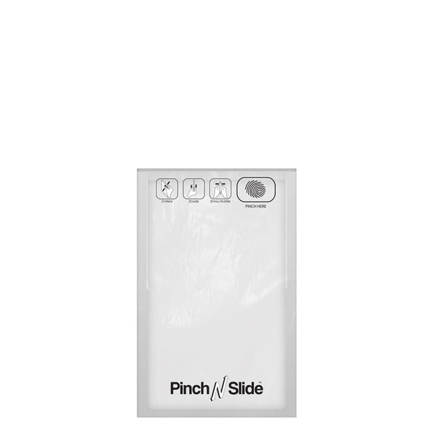 Pinch N Slide Child Resistant Mylar Bag White 5" x 8.5" - 250 Count